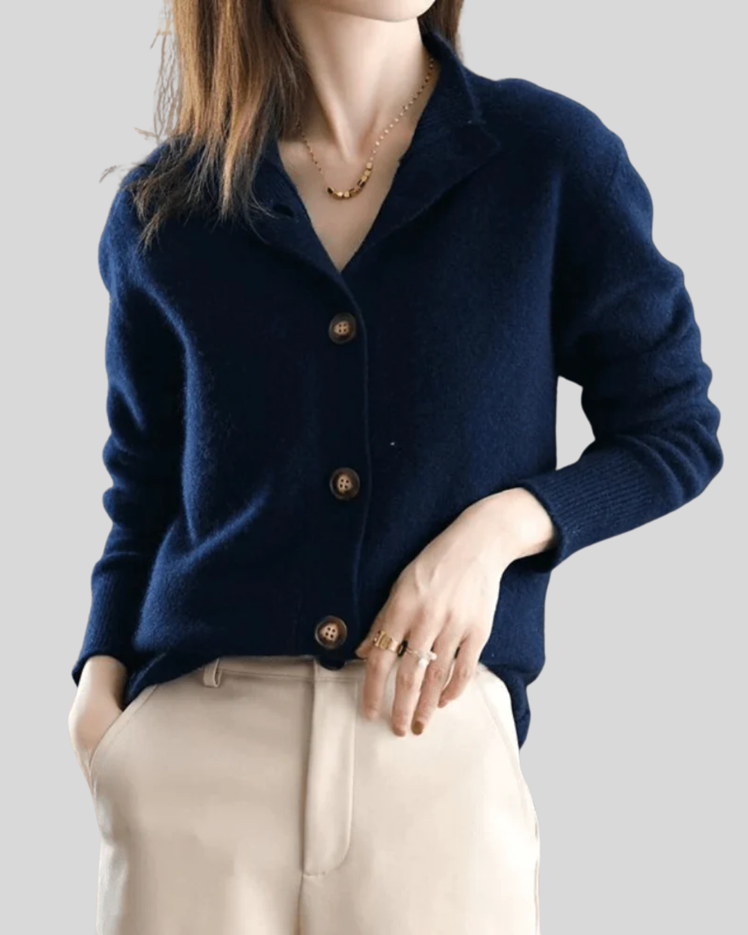 Claire | Vintage-Inspired Cashmere Cardigan