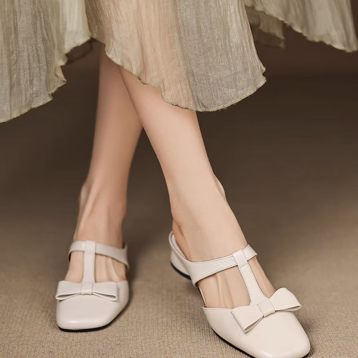 Annie | Square-Toed Slippers