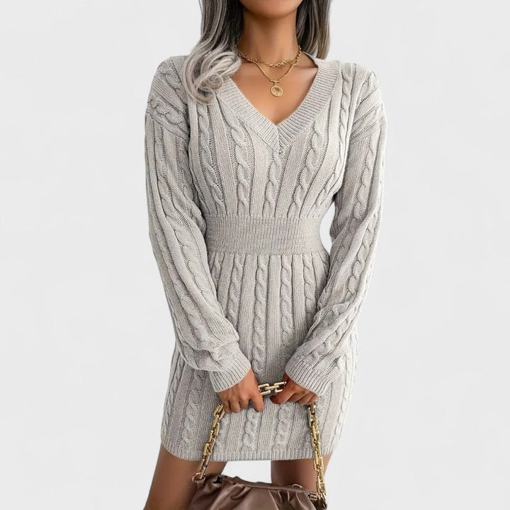 Purity - Warm and Refined Knit Dress
