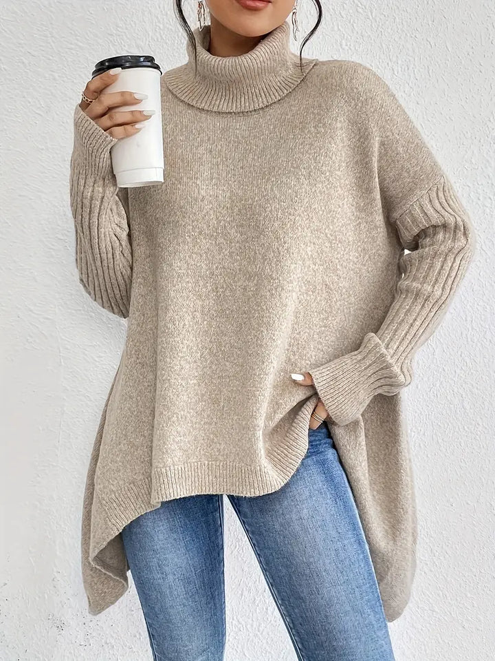 Mila | High Neck Sweater with Loose Fit