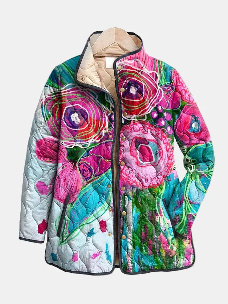 Arianne | Chic Floral Print Jacket