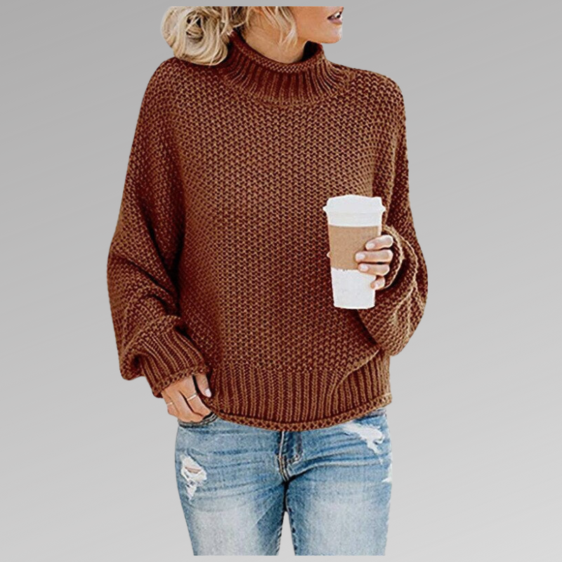 Olivia | High-Collared Sweater