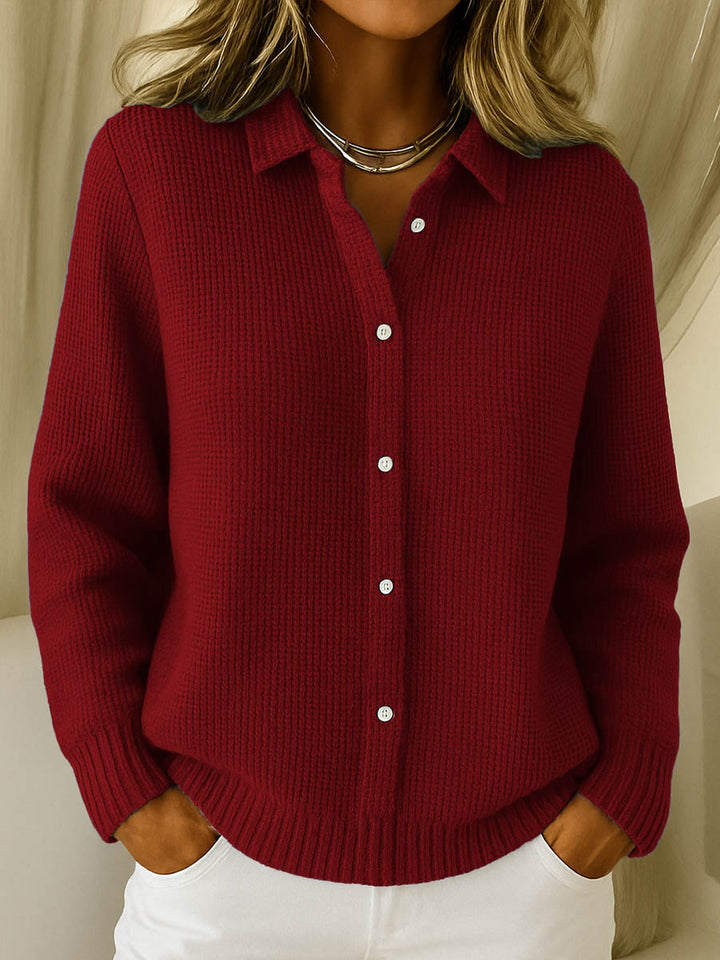Eliza | Classic Knit Button Cardigan