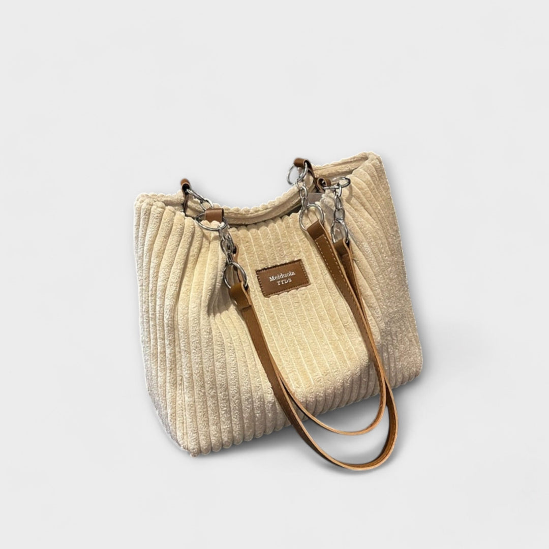 Annie | Plush Corduroy Shoulder Bag