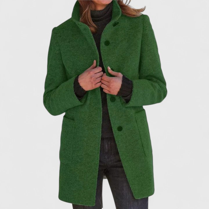 Elena | Classic Wool Blend Coat