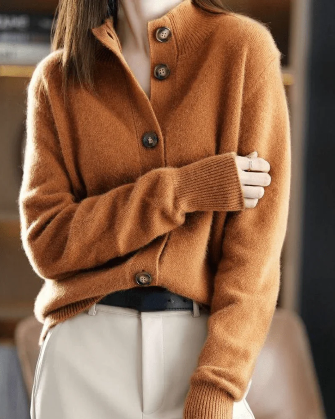 Claire | Vintage-Inspired Cashmere Cardigan