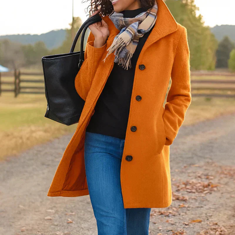 Aurora | Classic Single-Breasted Coat