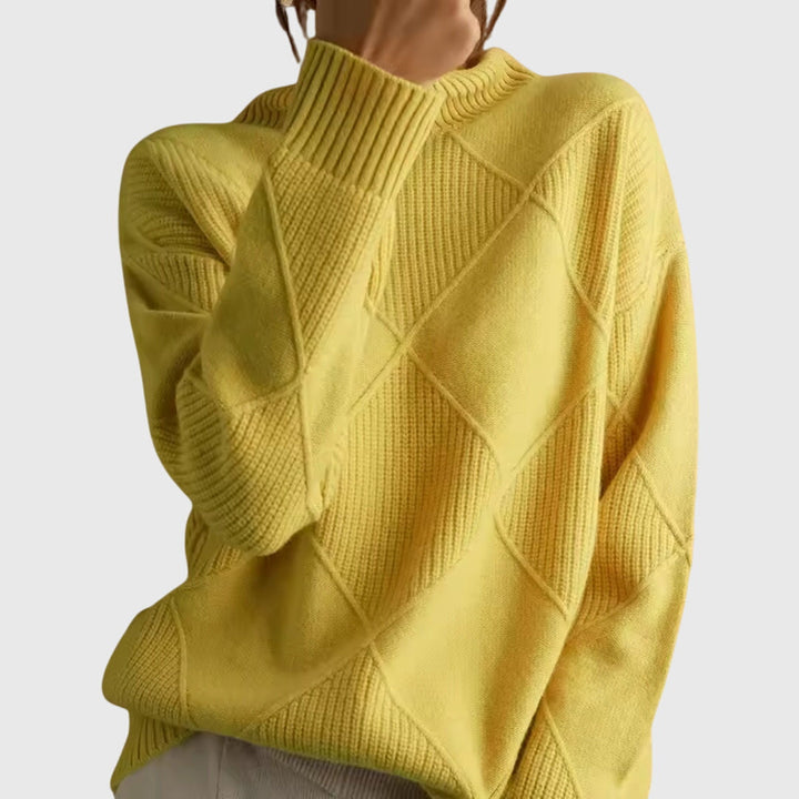 Angela™ Turtleneck Knit Sweater