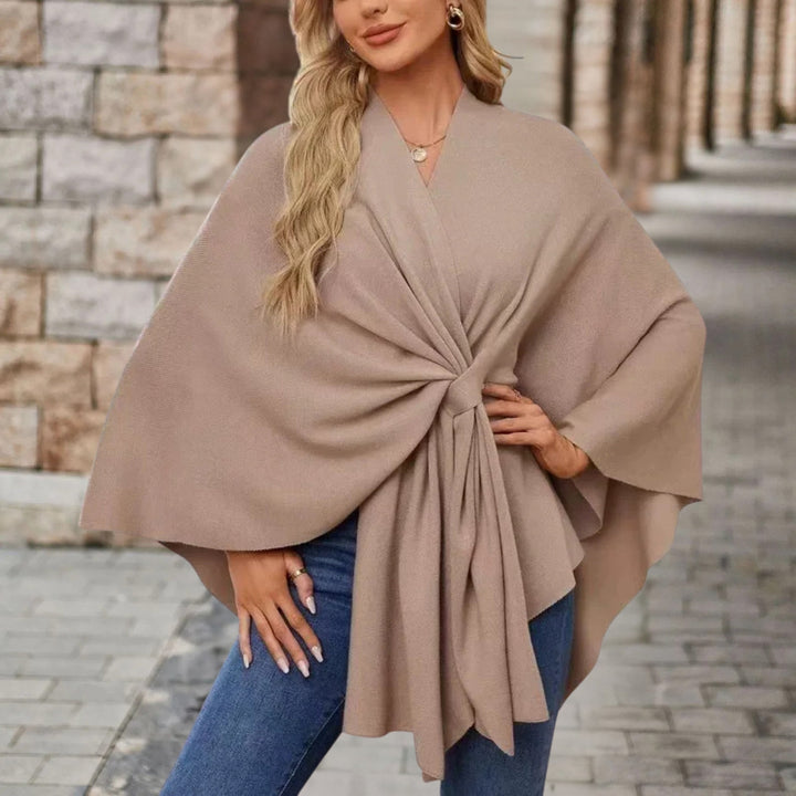 Beatrice | Elegant Poncho Sweater