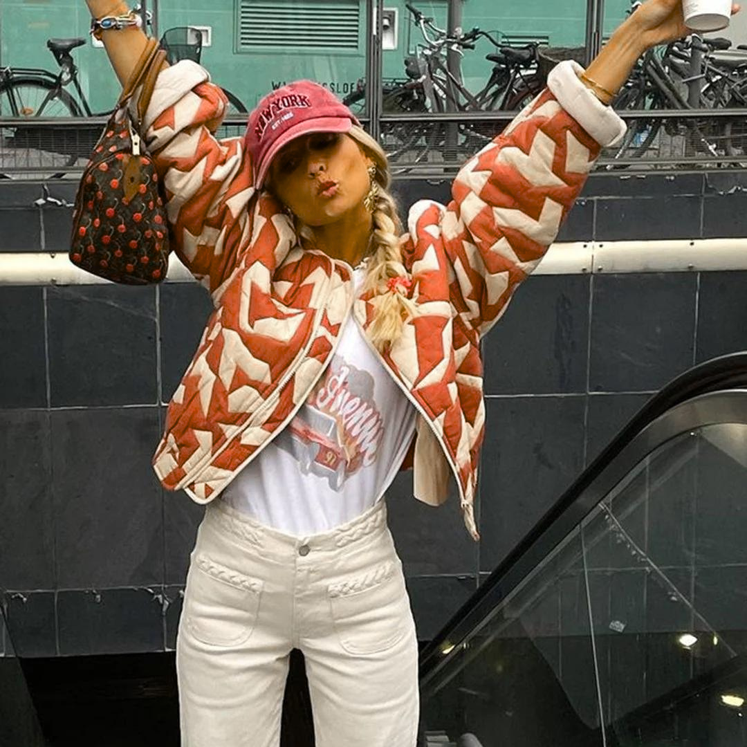 Nicole | Trendy Printed Jacket