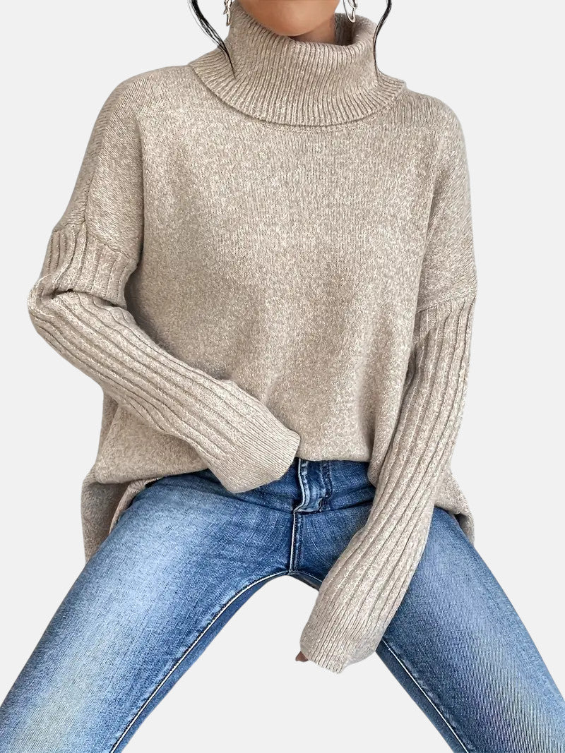 BRIGITTE – Extended Turtleneck Sweater