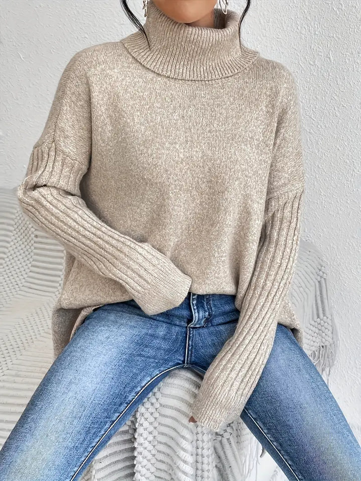 Mila | High Neck Sweater with Loose Fit