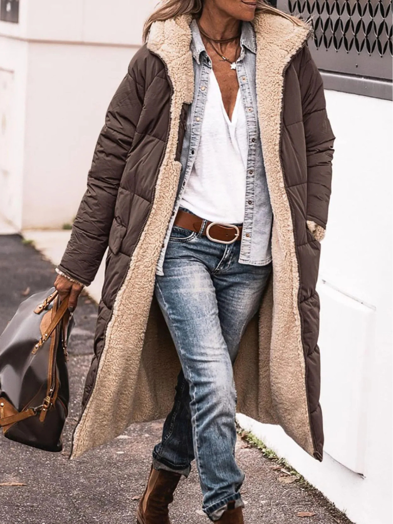 Avery | Dual-Sided Longline Coat