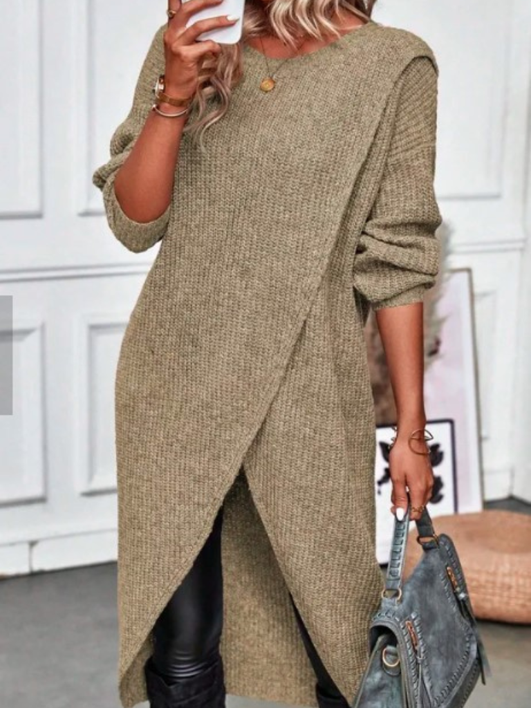 Aria | Knit Wrap Dress
