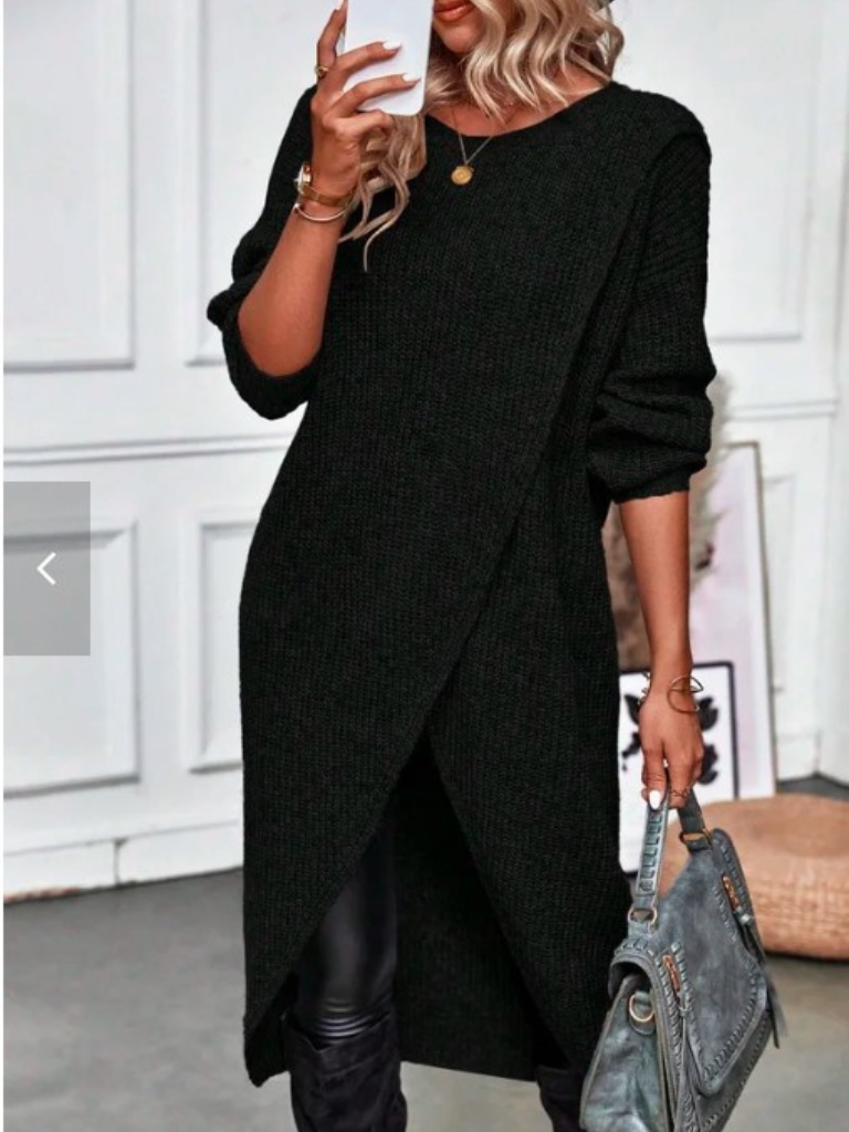Aria | Knit Wrap Dress