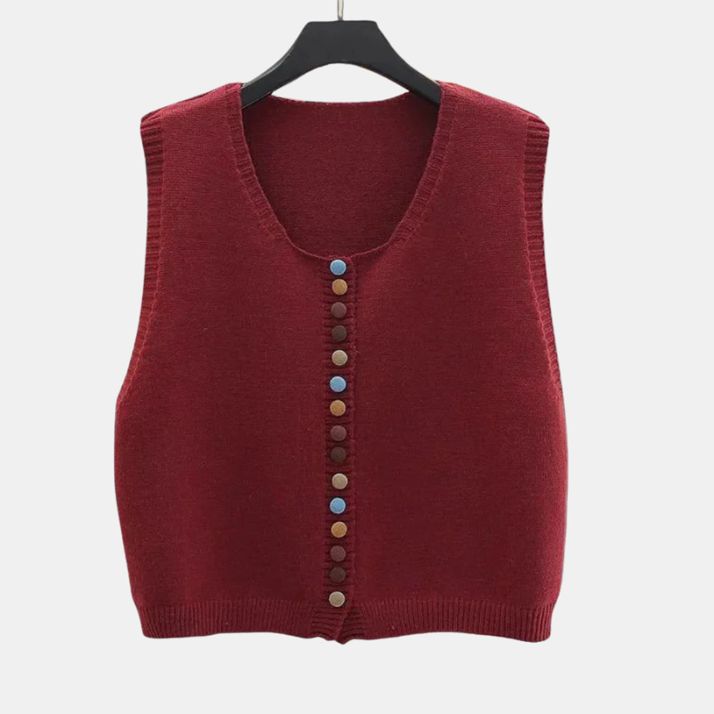 Clara | Classic Knit Vest