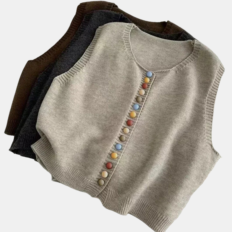 Clara | Classic Knit Vest