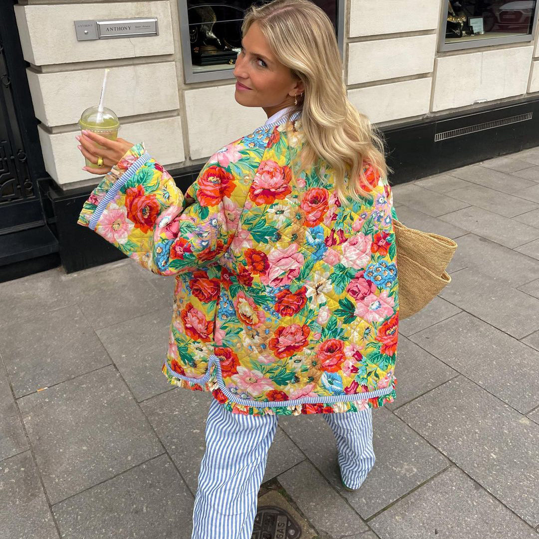 Nicole | Trendy Printed Jacket