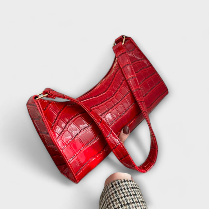 Annie | Glossy Leather Handbag