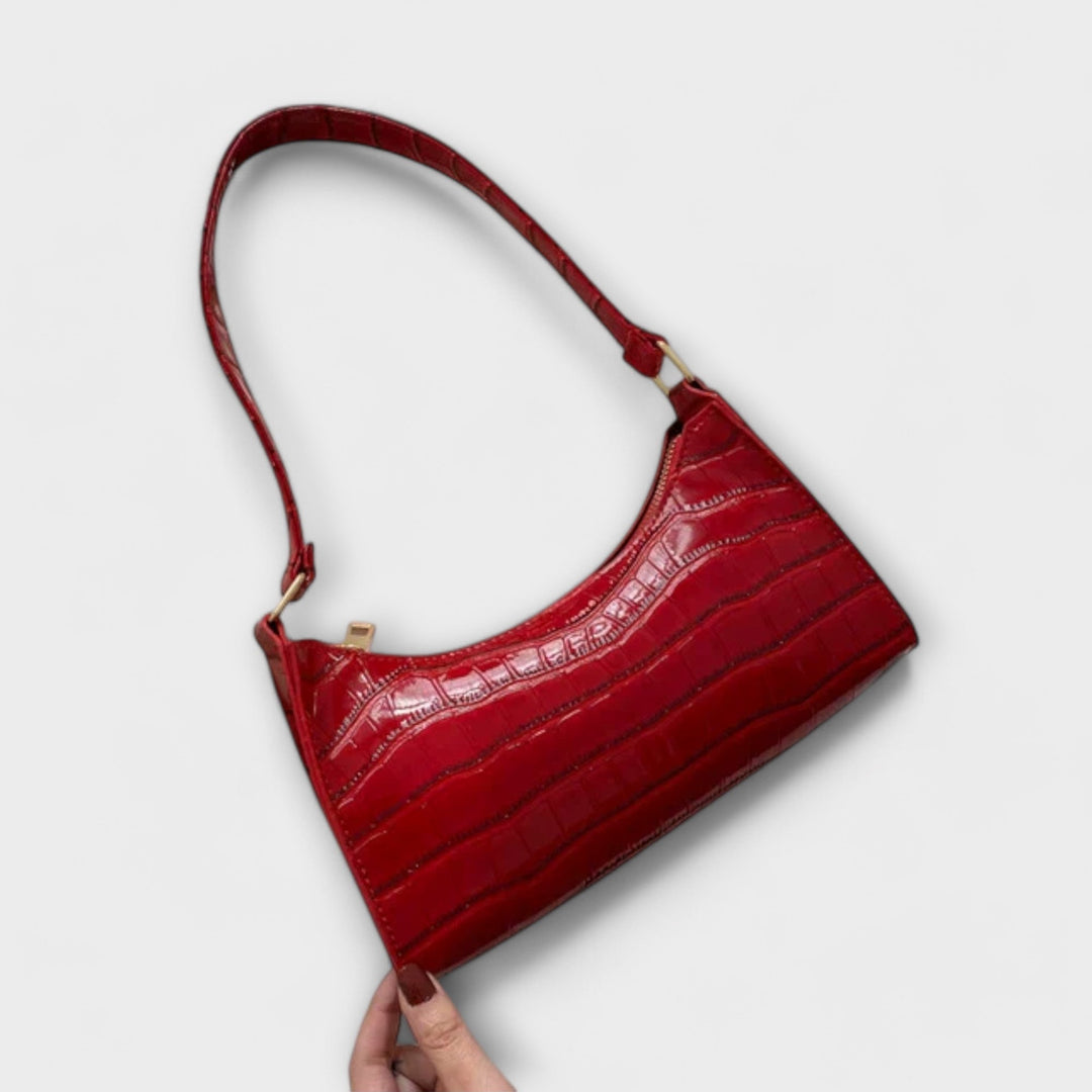 Annie | Glossy Leather Handbag