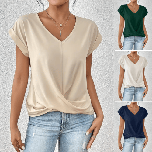 Sophia | Casual T-Shirt with V-Neck