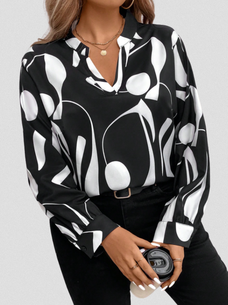 Lyra | Satin Finish Blouse