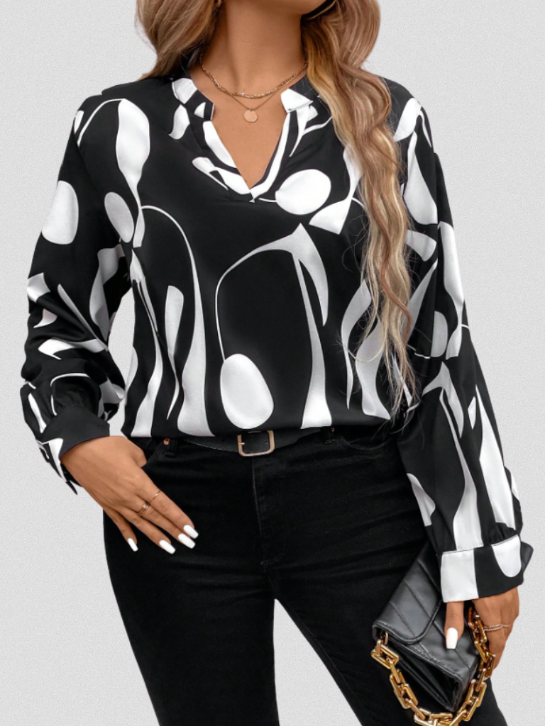 Lyra | Satin Finish Blouse