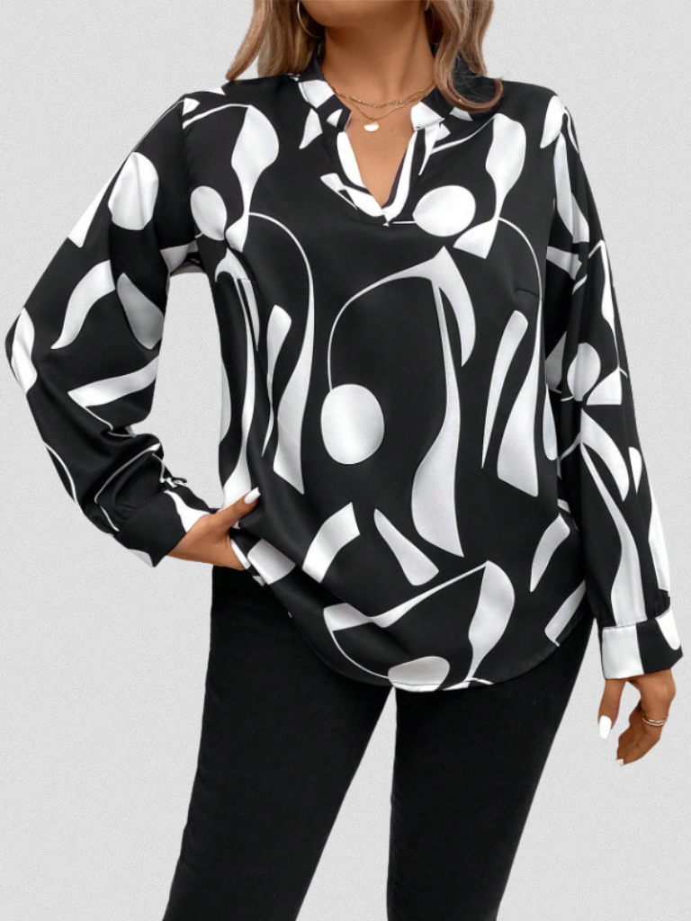 Lyra | Satin Finish Blouse