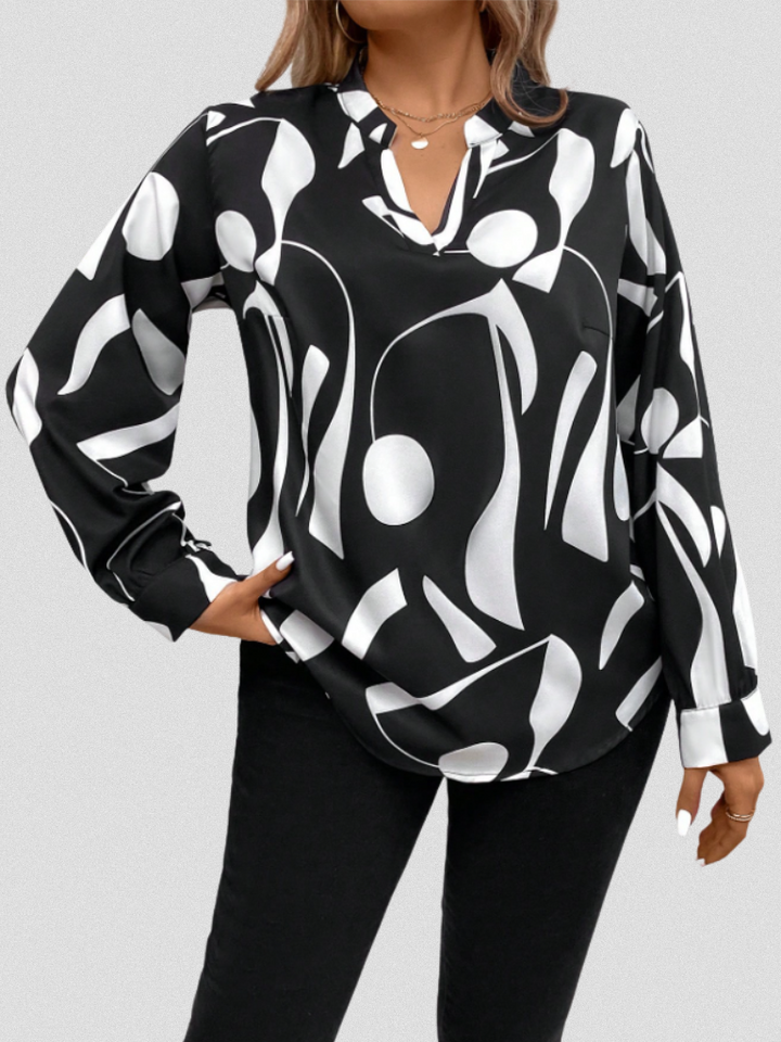 Lyra | Satin Finish Blouse