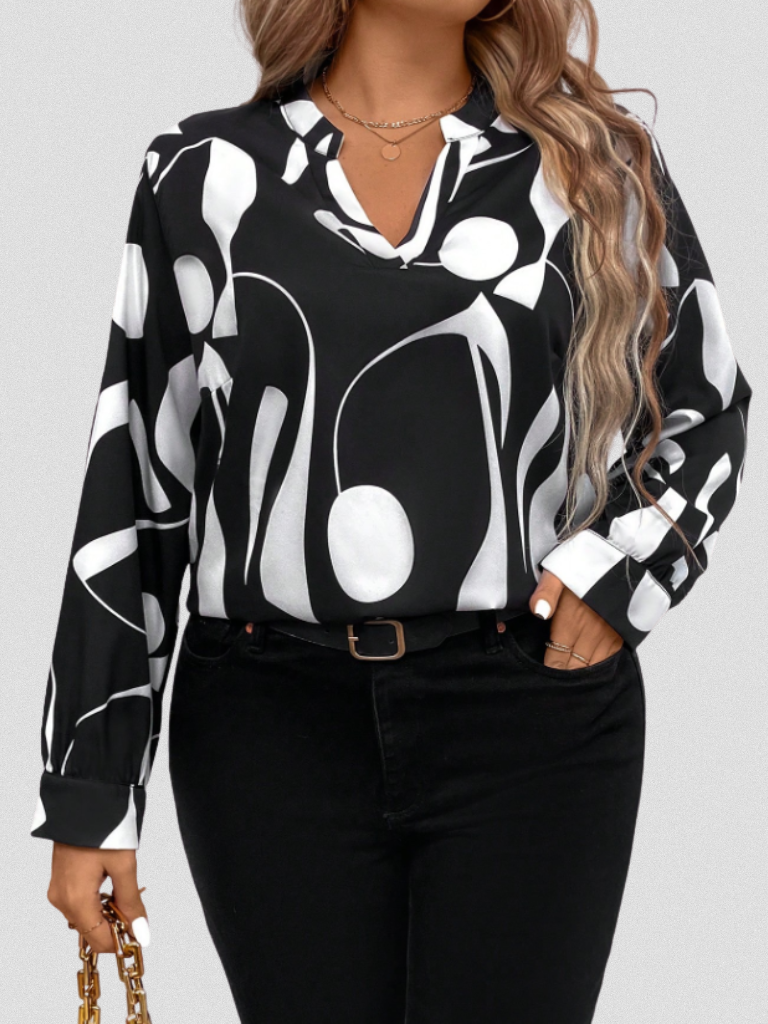 Lyra | Satin Finish Blouse