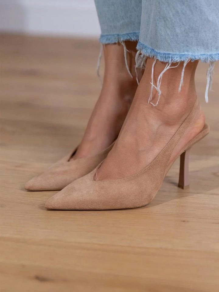 Isabelle | Sleek Pointed-Toe Slingback Heels