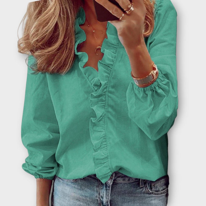 Maisie | Soft Ruffled Everyday Blouse