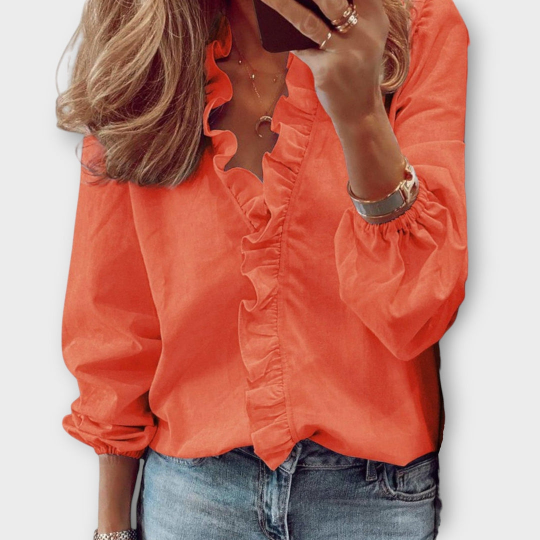 Maisie | Soft Ruffled Everyday Blouse