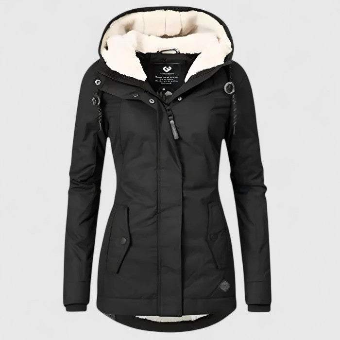 Seravia | Water-Repellent Autumn Jacket with Hood