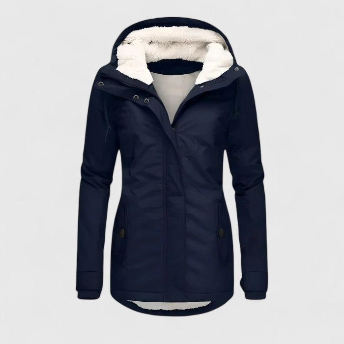 Seravia | Water-Repellent Autumn Jacket with Hood