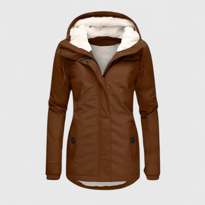 Seravia | Water-Repellent Autumn Jacket with Hood