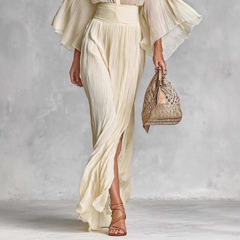 Maybelle | Elegant Pleated Flow Dress