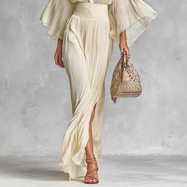 Maybelle | Elegant Pleated Flow Dress