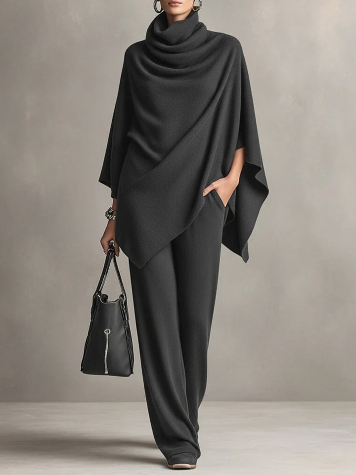 Haven | Elegant Drape Two-Piece Set