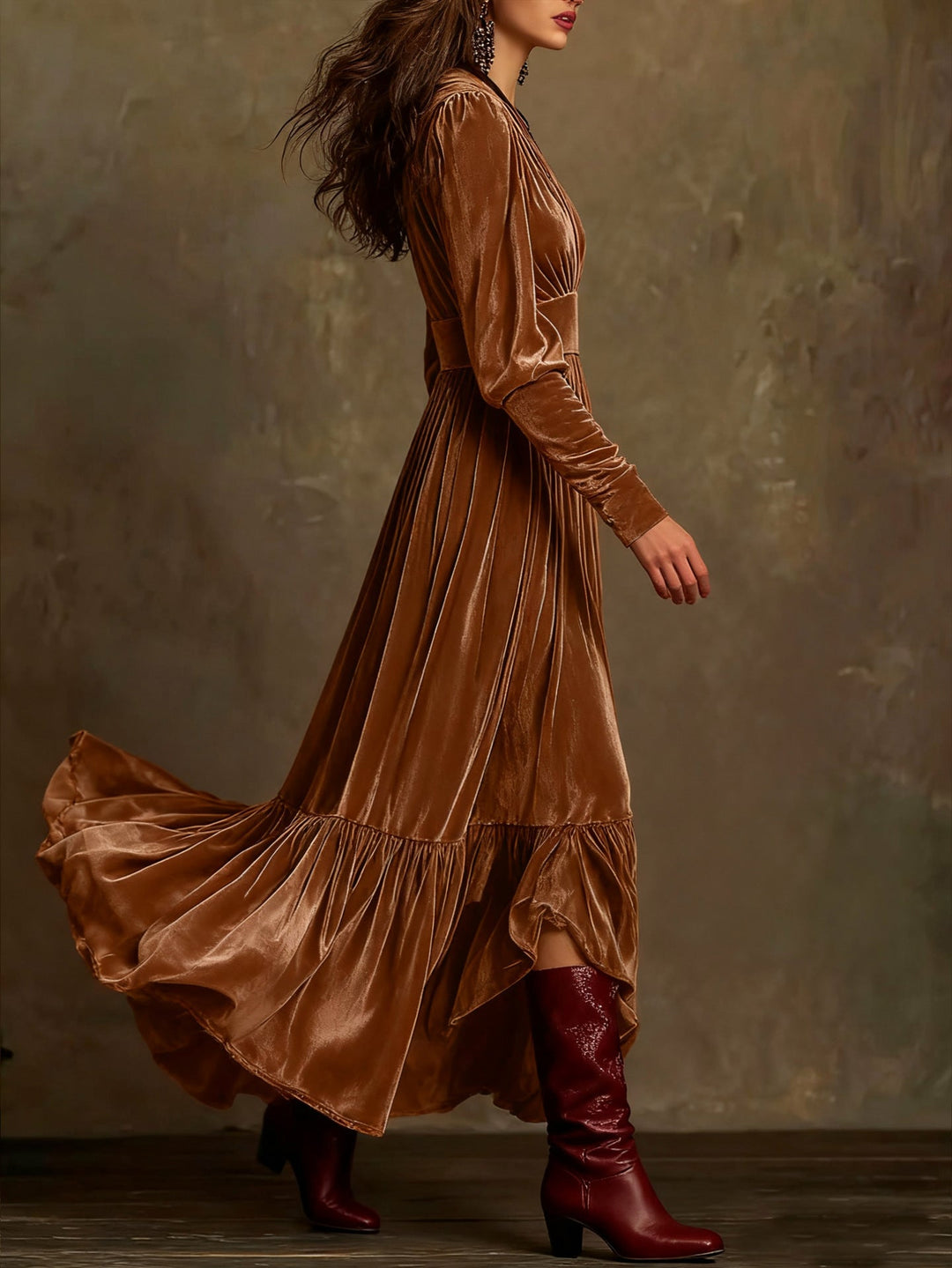 Meredith | Luxe Velvet Evening Dress