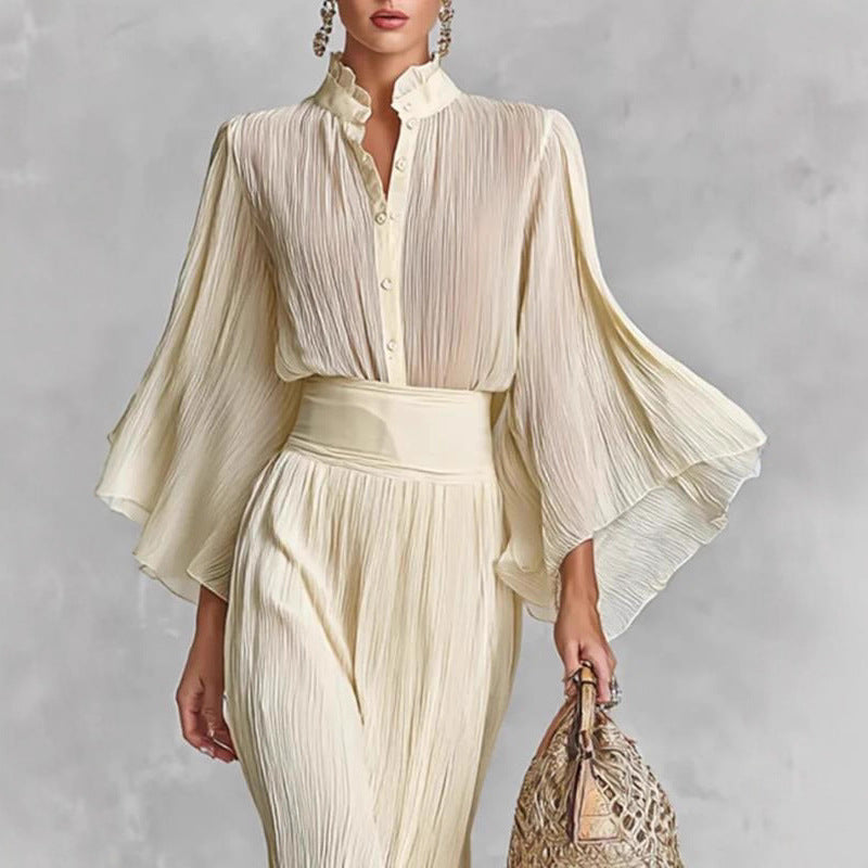 Maybelle | Elegant Pleated Flow Dress