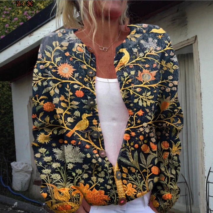 Syrah | Vintage Floral Cardigan Sweater