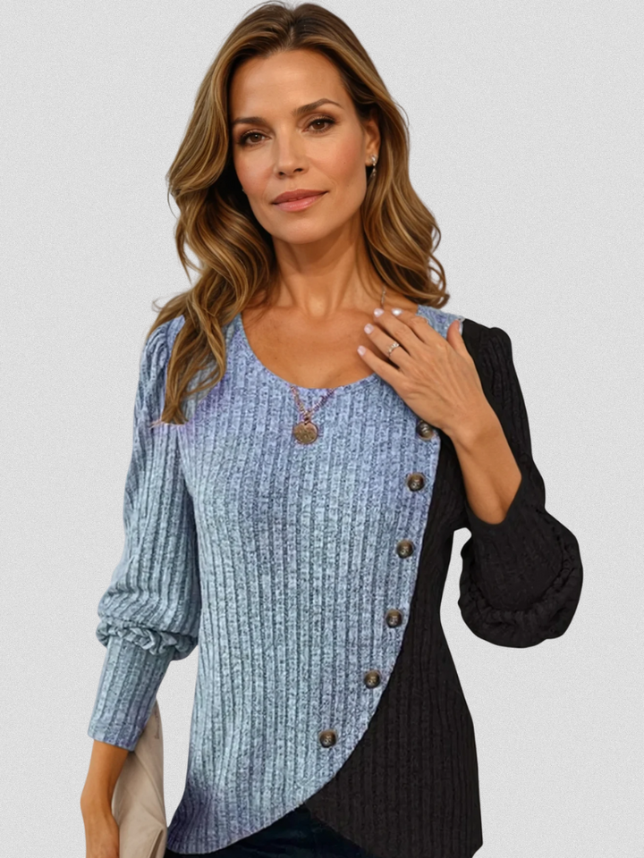 Kaia | Relaxed Knit Long Sleeve Top