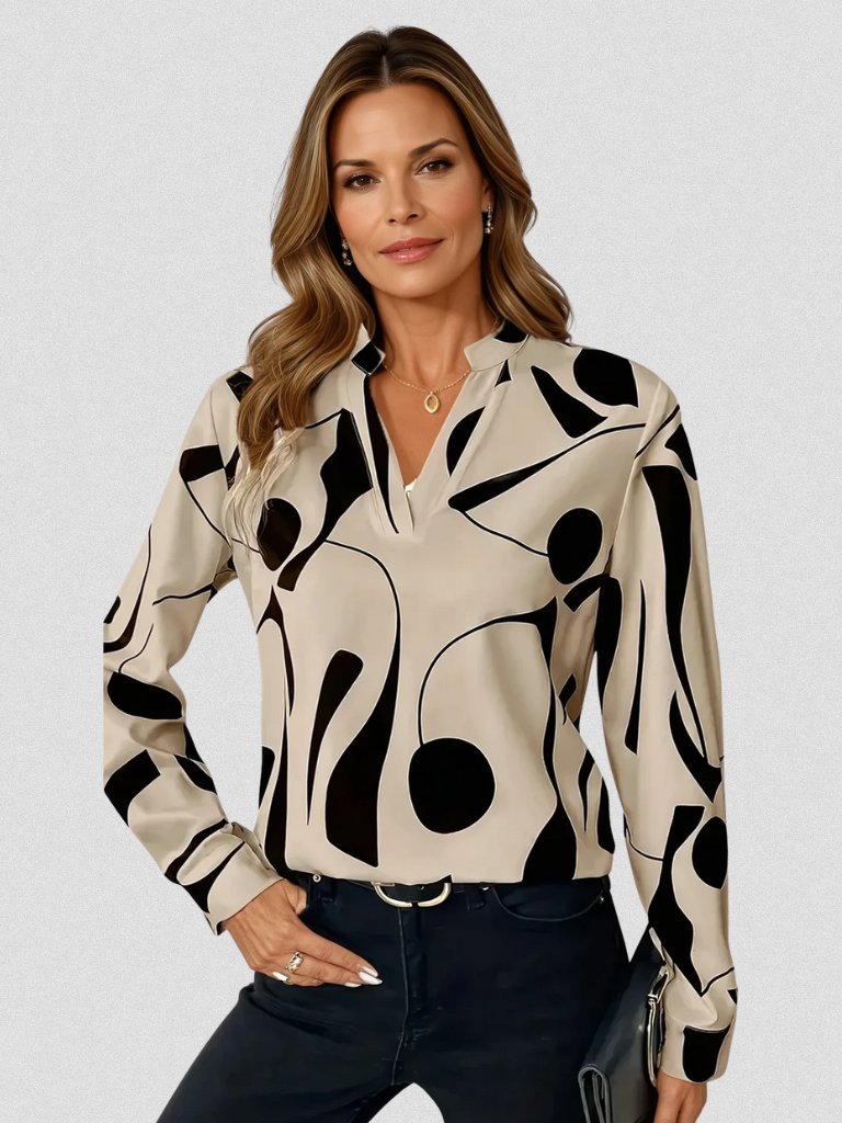 Lyra | Satin Finish Blouse