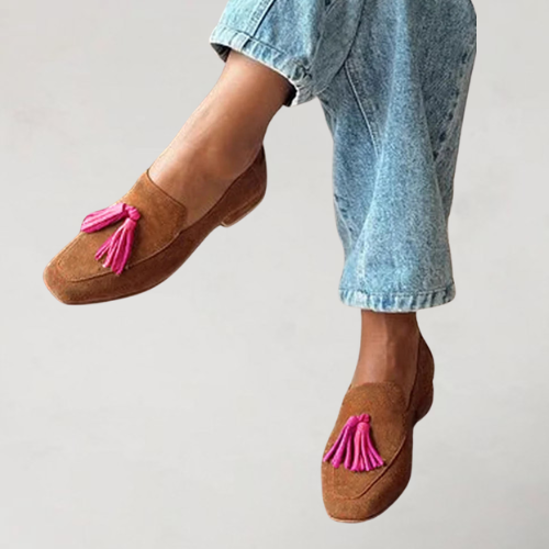 Monique | Brown Leather Loafers
