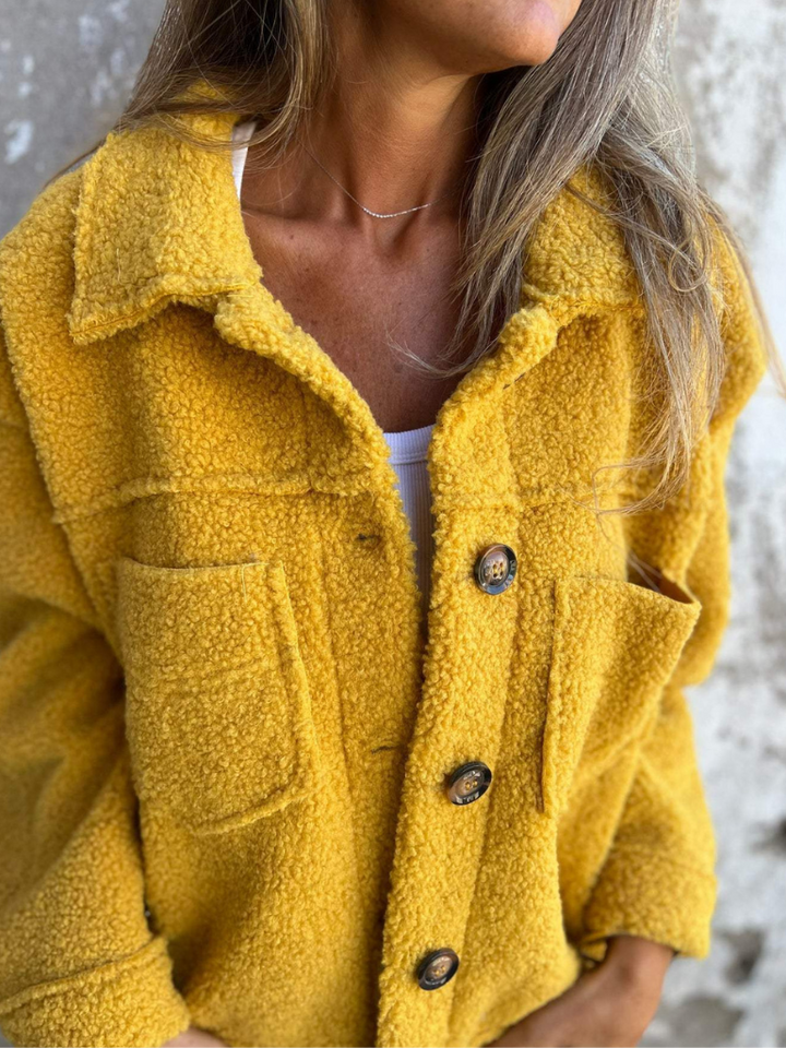 Sandra | Plush Sherpa Jacket