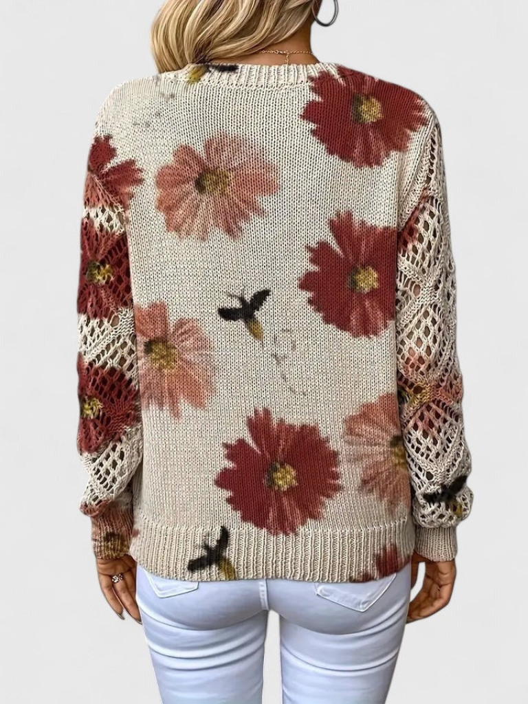 Maribelle | Floral Bloom Sweater