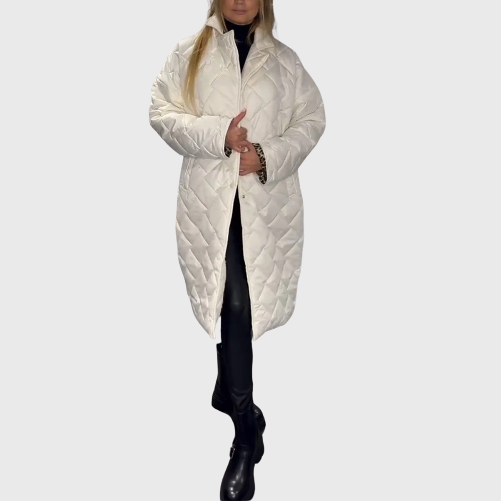 Amber | Reversible quilted coat