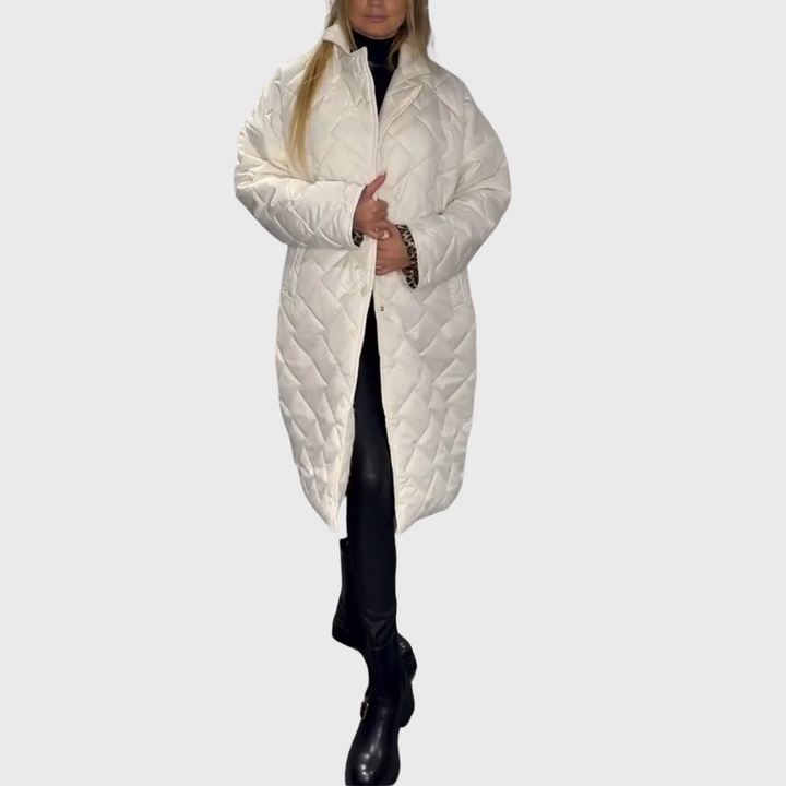 Amber | Reversible quilted coat