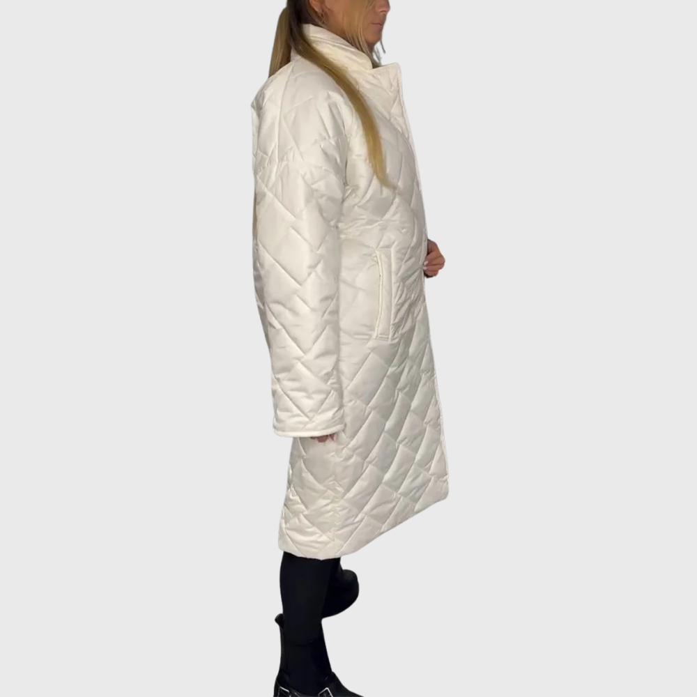 Amber | Reversible quilted coat